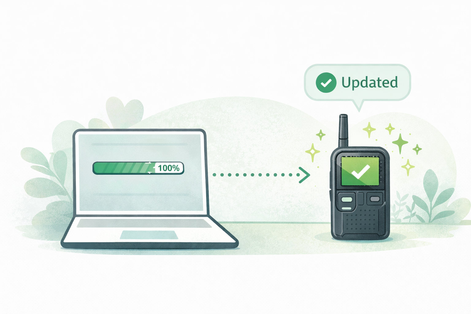 Meshtastic device firmware update