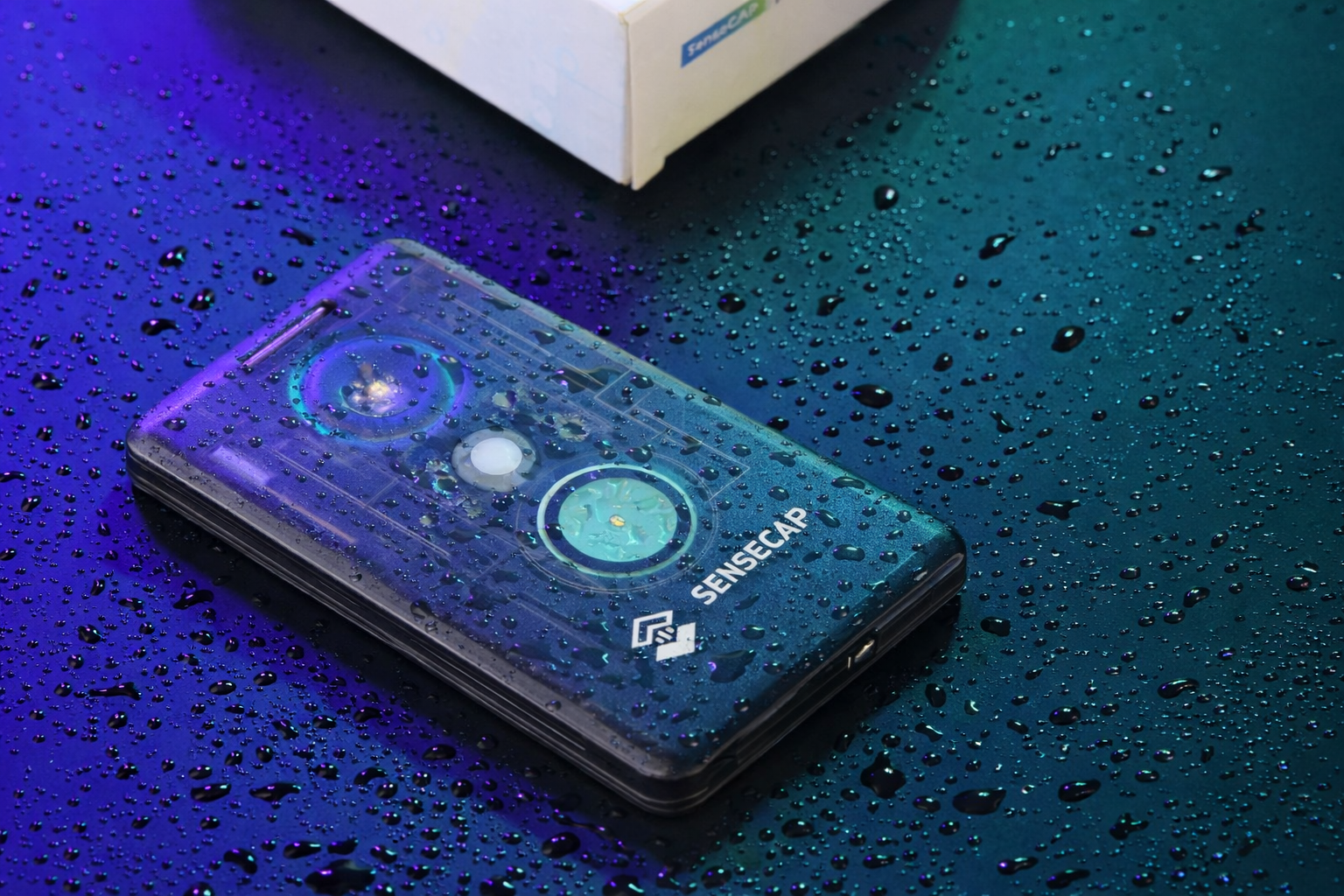 A SenseCAP T1000-E device